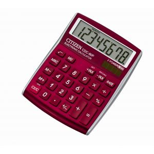Kalkulačka Citizen CDC-80 červená