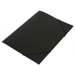 Obal PP s tromi chlopňami čierny (B175400-02)