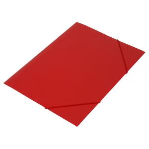 Obal PP s tromi chlopňami červený (B175400-45)