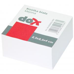 Blok kocka lepená 85x85x40mm biela (8332001PL-09)