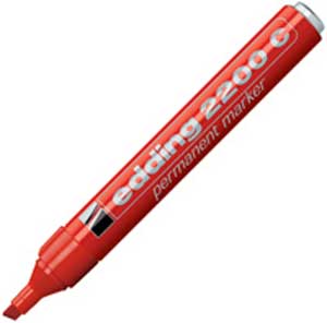 Permanentný popisovač edding 2200C červený