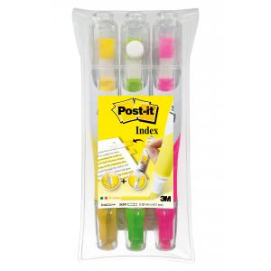 Sada 3 zvýrazňovačov s indexom Post-it