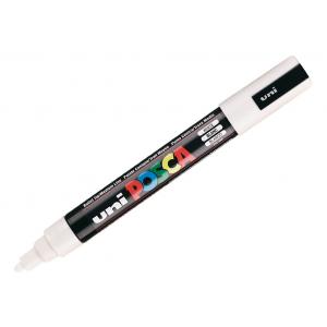 Permanentný popisovač uni POSCA PC-5M biely
