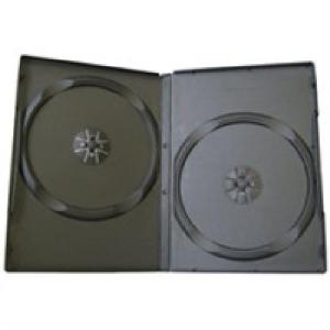 2 DVD box - čierny obal slim duo 9mm