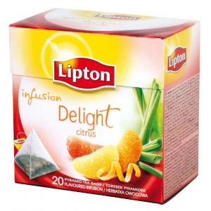 Čaj Lipton citrus delight 36 g pyramídy