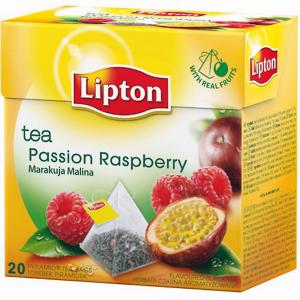 Čaj Lipton malina-maracuja 32 g pyramídy