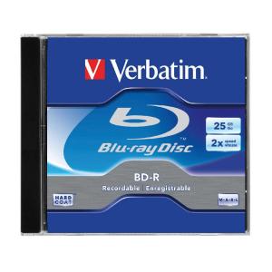 BD-R Verbatim 1-2x, 25 GB Blu-Ray, klas.obal