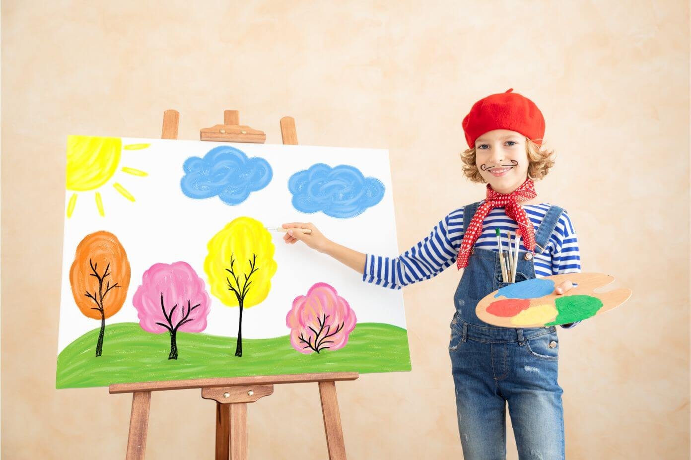 Dieťa ako maliar - aktivita na leto 