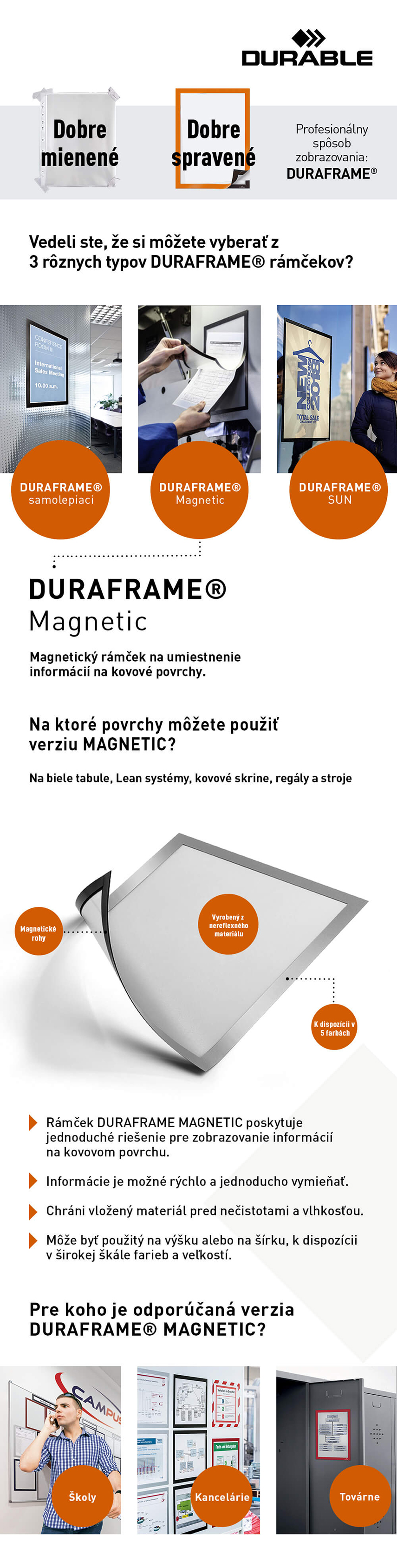 Duraframe Magnetic termékbemutató Szlovák 1000x3947