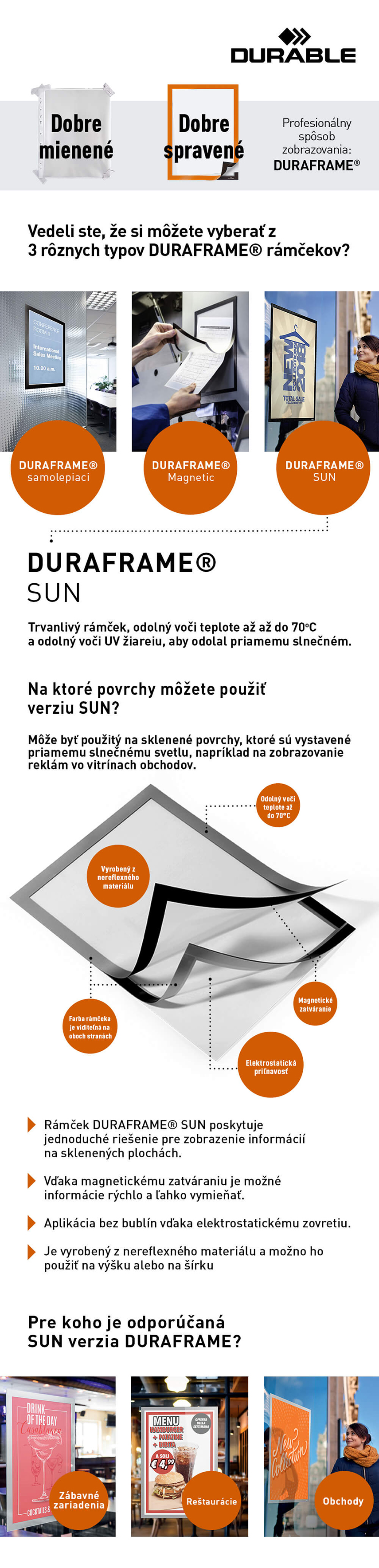 Duraframe SUN termékbemutató Szlovák 1000x4134