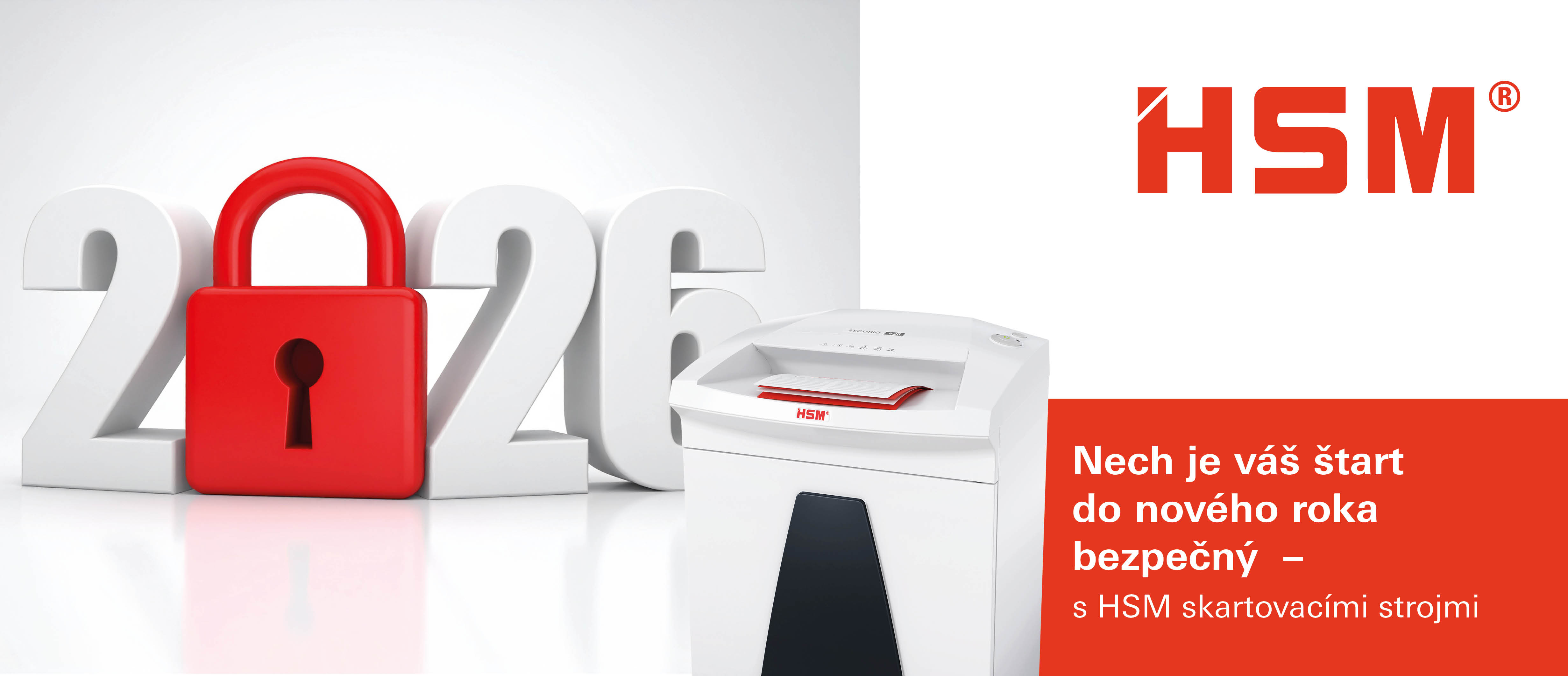 Vstúpte do nového roka bezpečne - so skartovacími strojmi HSM!