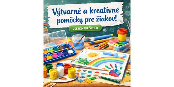 kreatívne a výtvarné potreby pre žiakov