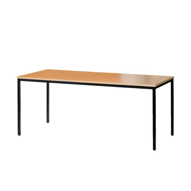 Jedálenský stôl, v.73,5 x š.120 x h.80 cm, rám čierny, doska buk