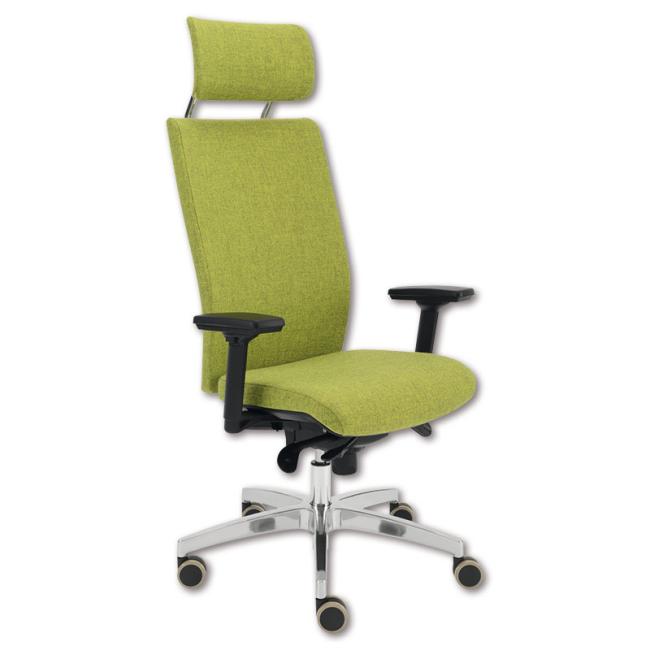 Kancelárska stolička Kent Exclusive, E-SY, zelená