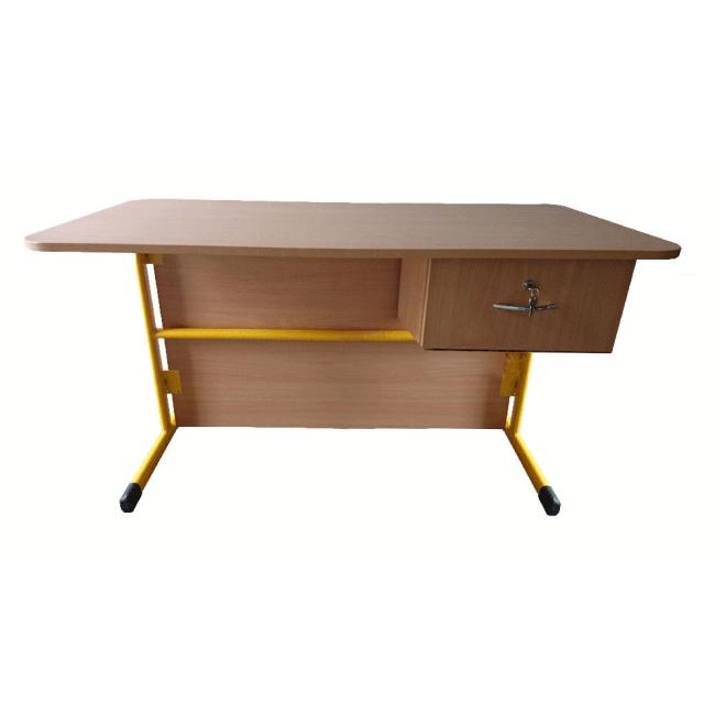 Učiteľská katedra s 1 zásuvkou, žltá