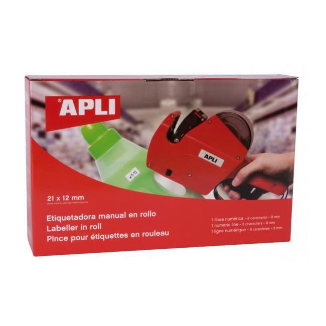 Etiketovacie kliešte APLI, jednoriadkové 8 znakov