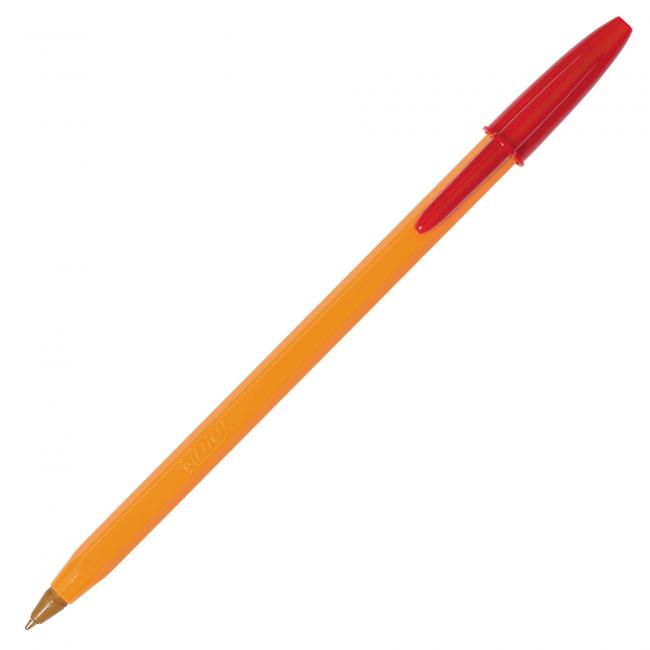 Guličkové pero BIC Orange F červené