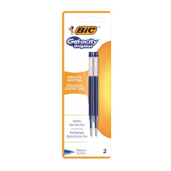 Náplň pre BIC Gel modrá  2ks