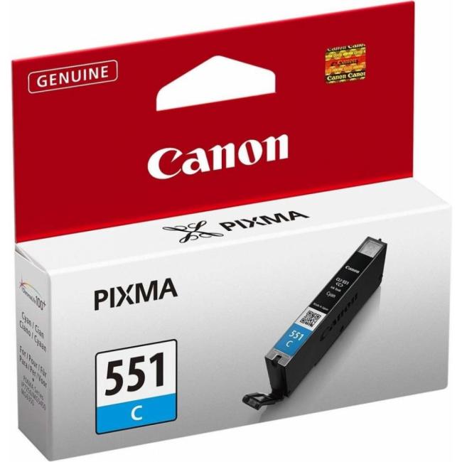 Atrament Canon CLI-551 C cyan  MG5450/6350, iP7250