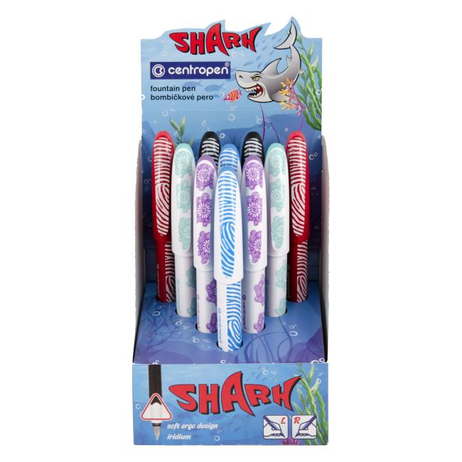 Displej Centropen Shark 10ks farebny mix