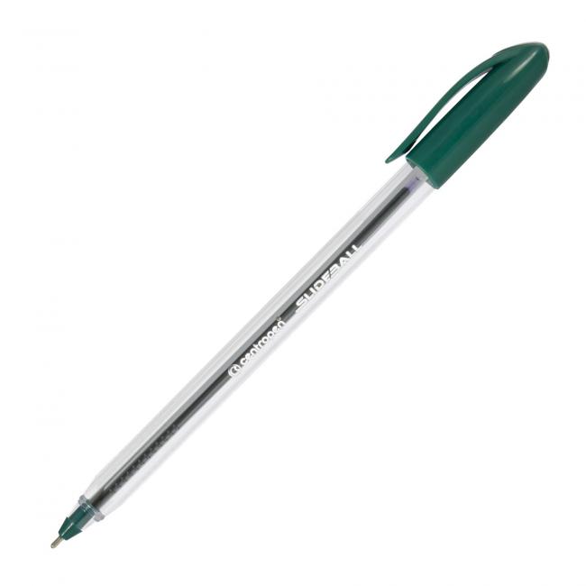 Guličkové pero Centropen Slideball zelené
