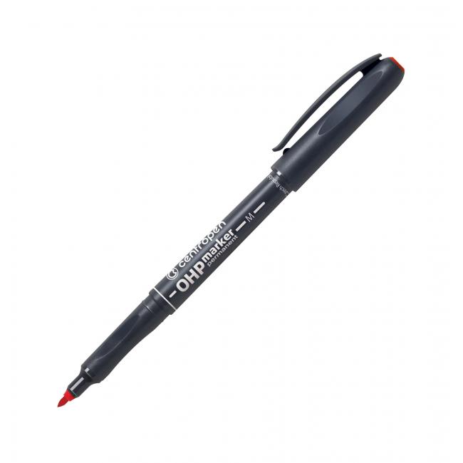 Popisovač na fólie Centropen 2637 červený