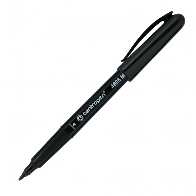 Popisovač Centropen 4606 na CD/DVD/BD čierny