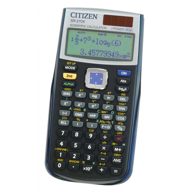 Kalkulačka CiTIZEN SR-270X šedá