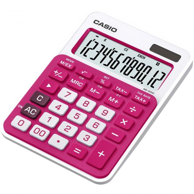 Kalkulačka CASIO MS-20NC ružová