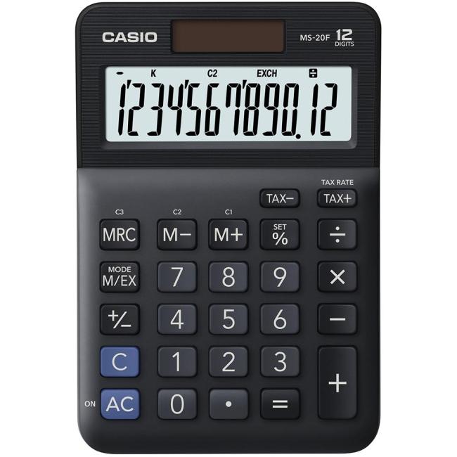 Kalkulačka Casio MS-20B s 12 miestnym displejom