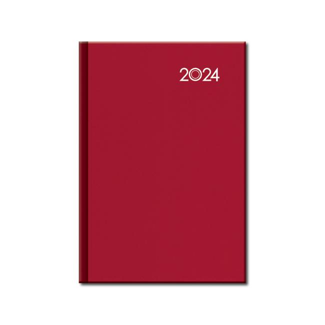 Denný diár A5 - COLORS červený