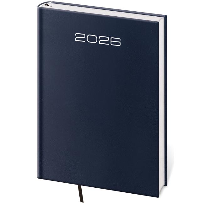 Diár Old Karachi denný A5 14,3x20,5 cm modrý 2026