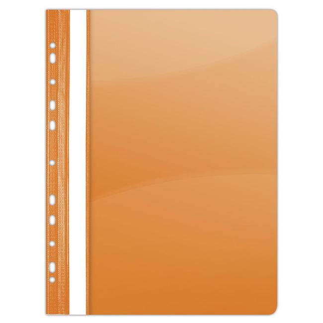 Rýchloviazač PVC s eurodierovaním lesklý oranžový