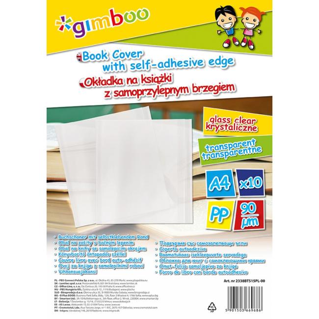 Obal na zošity A4 samolepiaci 30,5x54cm 90mic