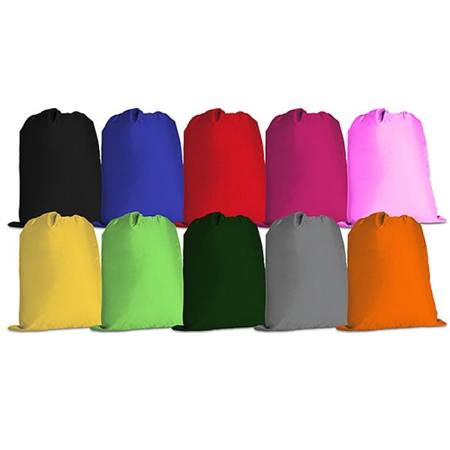 Vrecko na prezuvky DONAU jednofarebné, mix 10 farieb, 20 ks