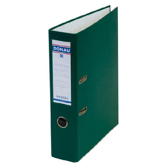 Zakladač pákový DONAU poloplastový s lištou Master-S 7,5cm zelený