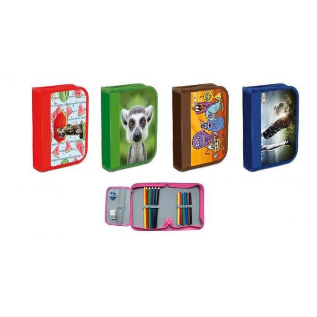 Peračník 1-zipsový 1-klopý plný mix motívov