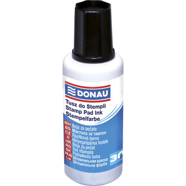 Pečiatková farba čierna 30 ml Donau