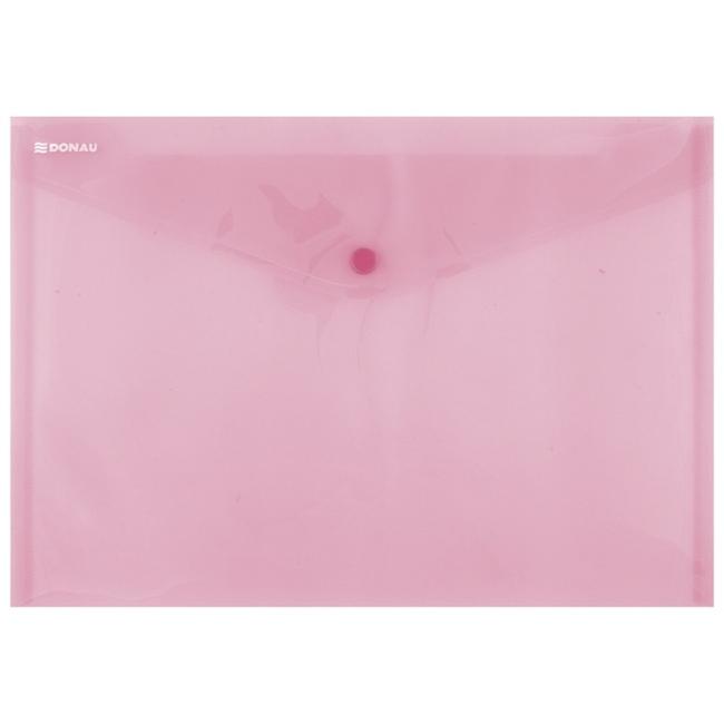 Plastový obal A4 s cvočkom DONAU červený