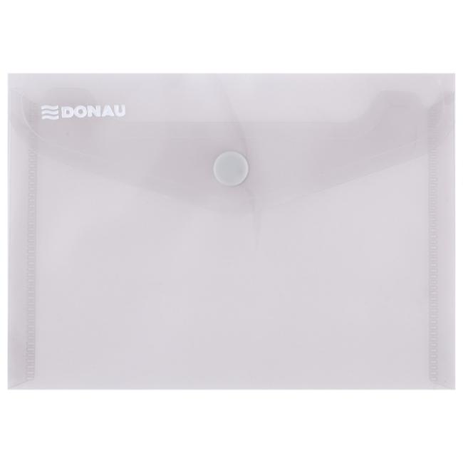 Plastový obal A6 s cvočkom DONAU dymový