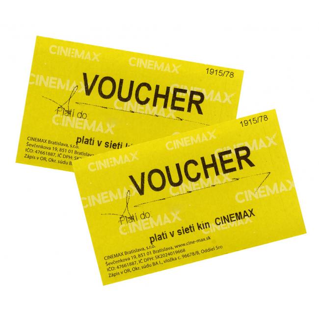 Vstupenky do kina Cinemax na 2D a 3D 2 ks