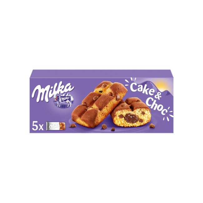 Milka Choco & Cake pečivo s čokoládovou náplňou 1x175 g