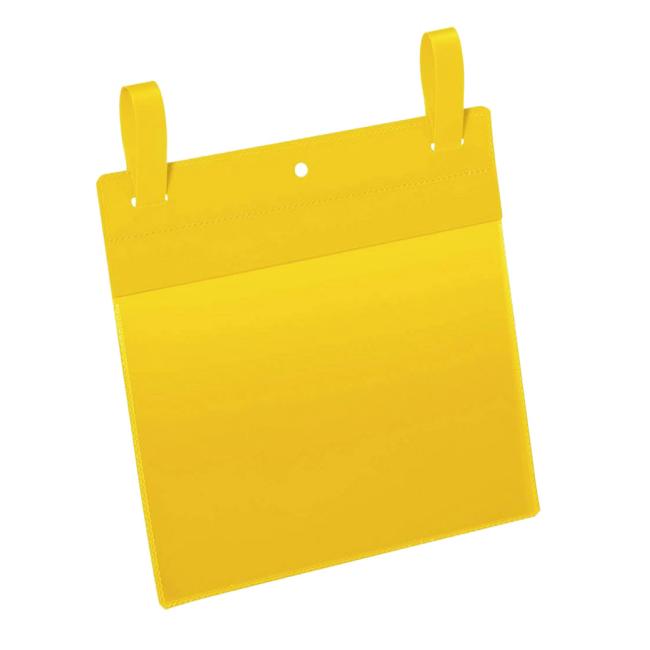 Vrecko na štítok s páskami 297 x 210 mm na šírku 50 ks žlté