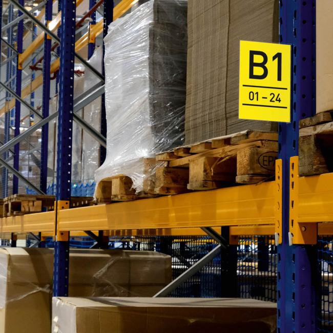 Magnetické značenie uličky A5, na výšku, transparentné