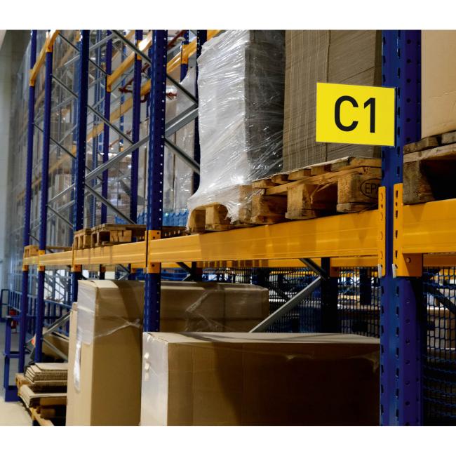 Magnetické značenie uličky A5, na šírku, transparentné