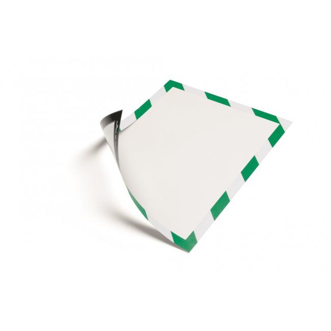 Panel DURAFRAME MAGNETIC SECURITY  A4 zeleno-biely