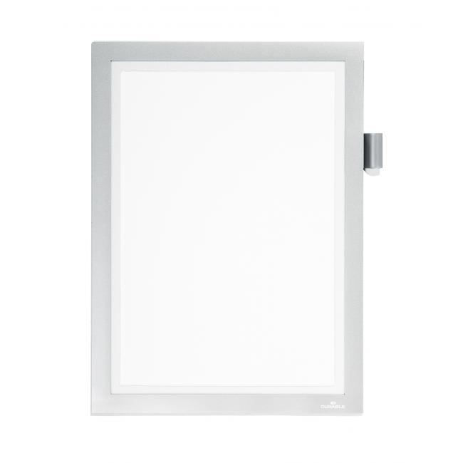 Magnetický DURAFRAME MAGNETIC NOTE A4 strieborný