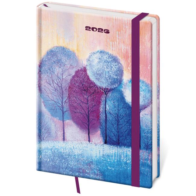 Diár Vario týždenný A5 14,3x20,5 cm s gumičkou Eden 2026