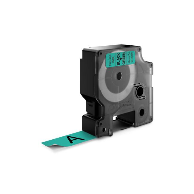 Samolepiaca páska Dymo D1 19 mm zelená/čierna