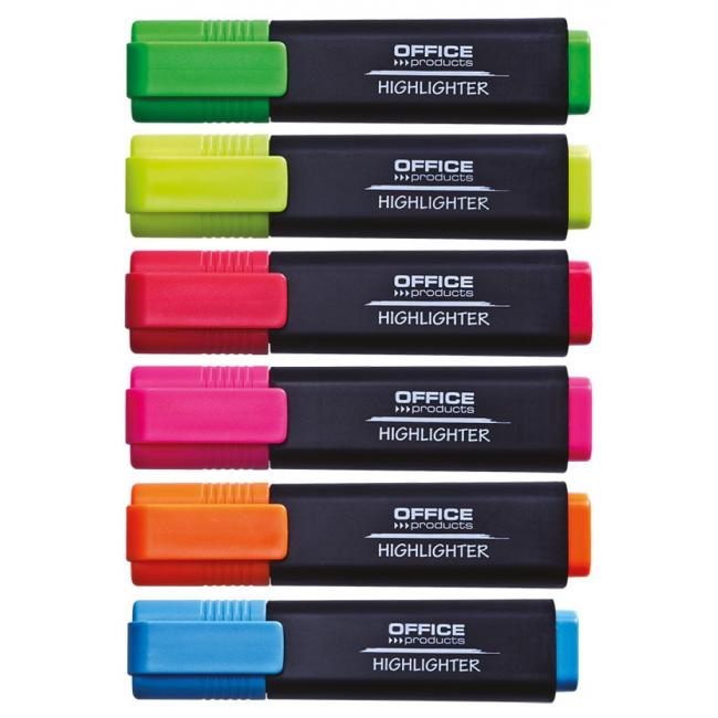 Zvýrazňovač Office Products sada 6 farieb